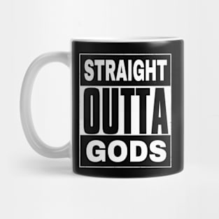 Straight OUTTA Gods - Back Mug